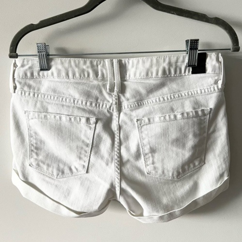 Vince Size 26 Cuffed Skinny Rolled Denim Jean Shorts Cotton N